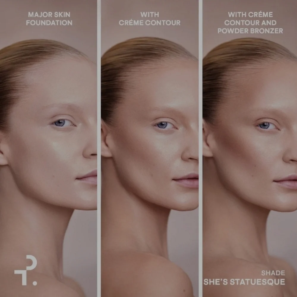 PATRICK TA Major Sculpt Crème Contour & Powder Bronzer Duo SHE'S STATUESQUE BNIB
